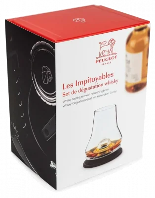 LES IMPITOYABLES Szklanka do degustacji whisky z podstawą chłodzącą / PEUGEOT