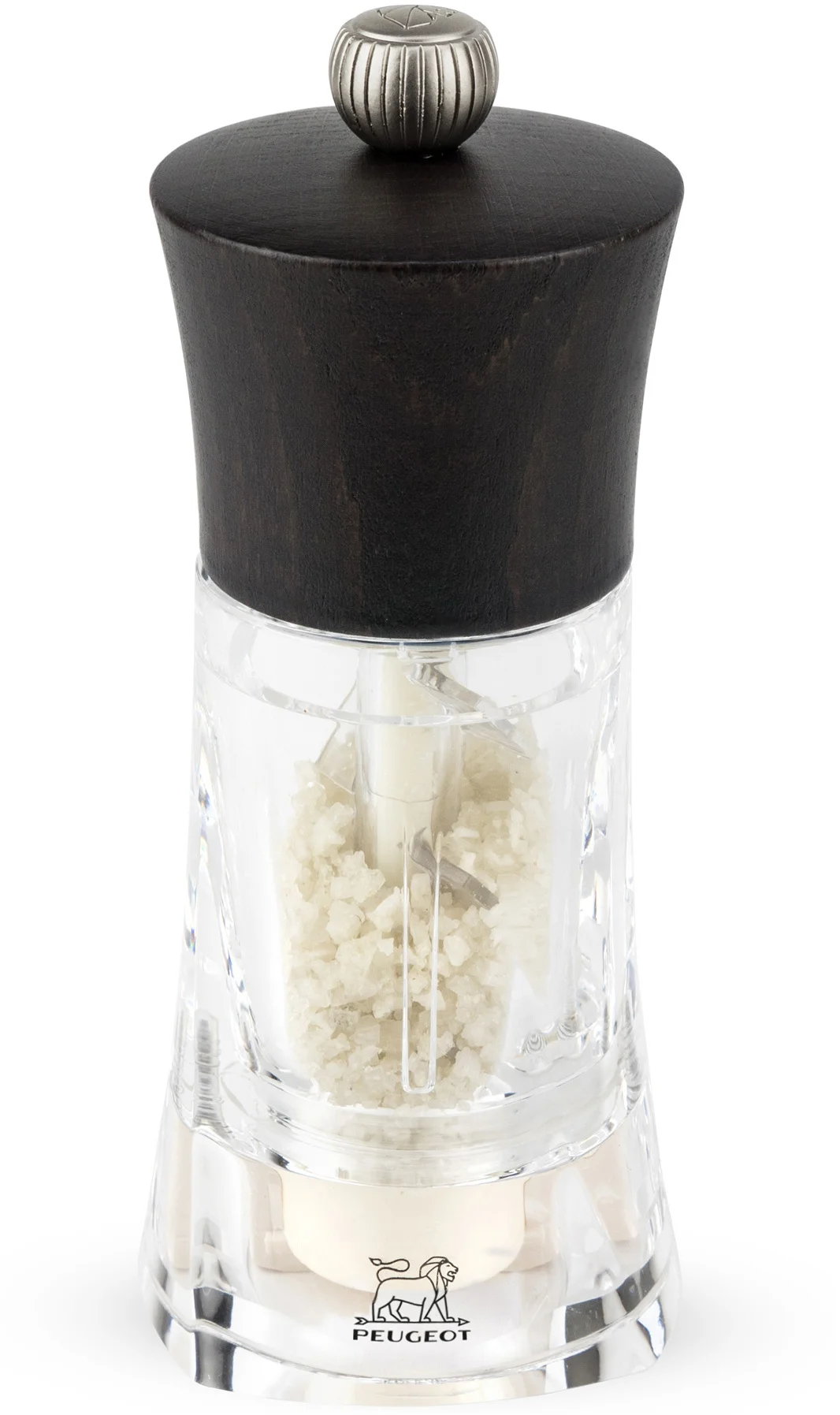 OLERON Młynek do soli morskiej 14 cm czekoladowy  / PEUGEOT