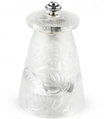 LALIQUE Młynek do soli z kryształu Lalique 9 cm / PEUGEOT