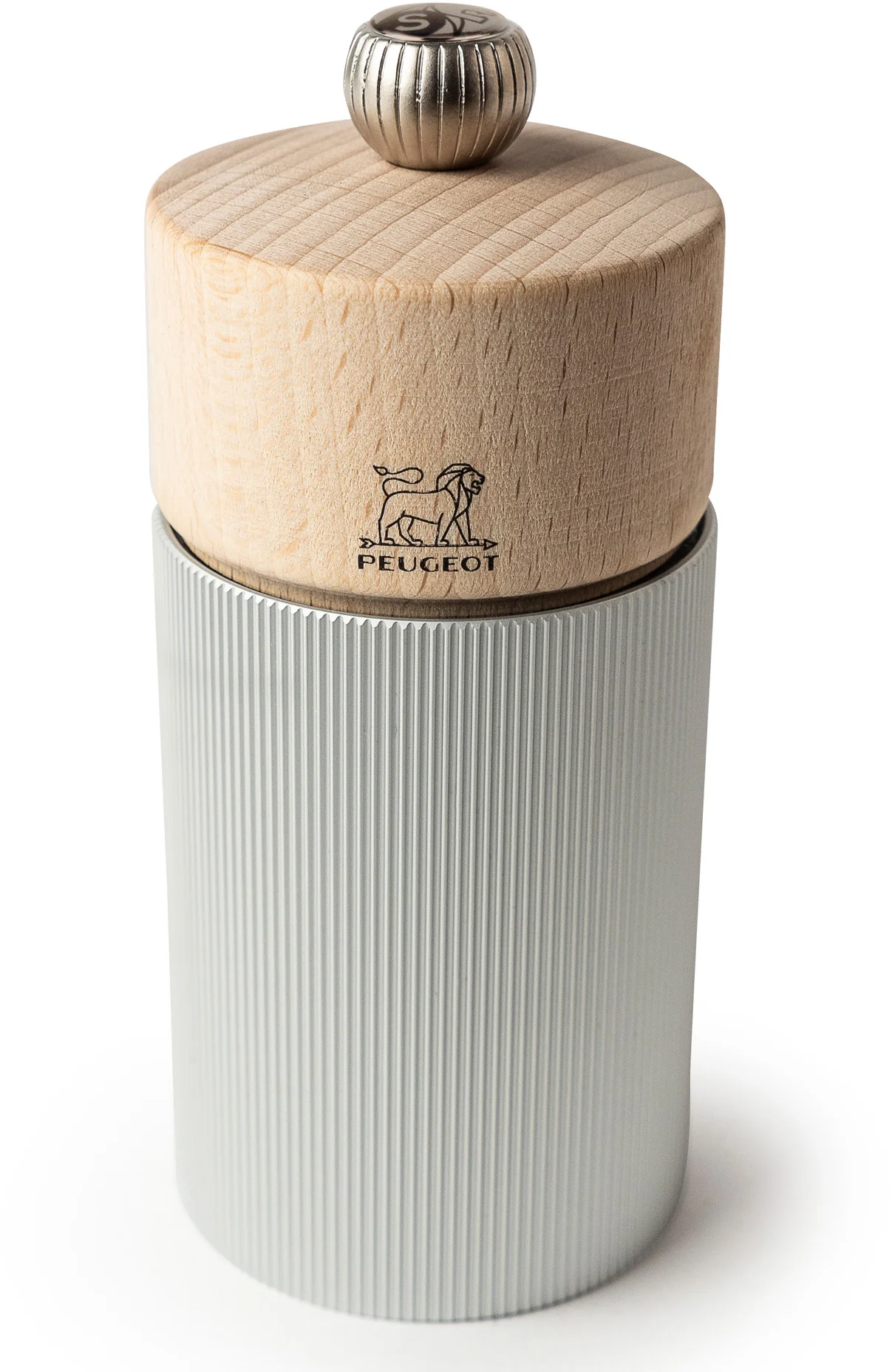 LINE Młynek do soli 12 cm Natural Aluminium / PEUGEOT