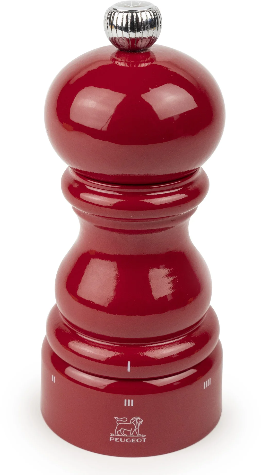 PEUGEOT Młynek do soli PARIS 12 cm Red Passion lacquer
