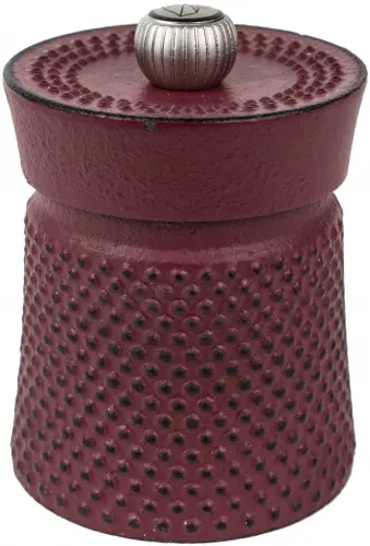 BALI CAST IRON Młynek do pieprzu czerwony 8 cm / PEUGEOT