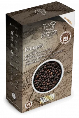 KAMPOT Pieprz czarny Kambodża 60 g / PEUGEOT
