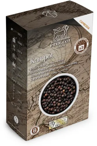 KAMPOT Pieprz czarny Kambodża 60 g / PEUGEOT