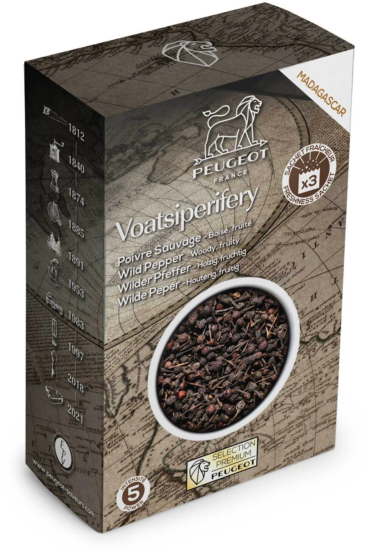 VOATSIPERIFERY Pieprz dziki Madagaskar 60 g / PEUGEOT
