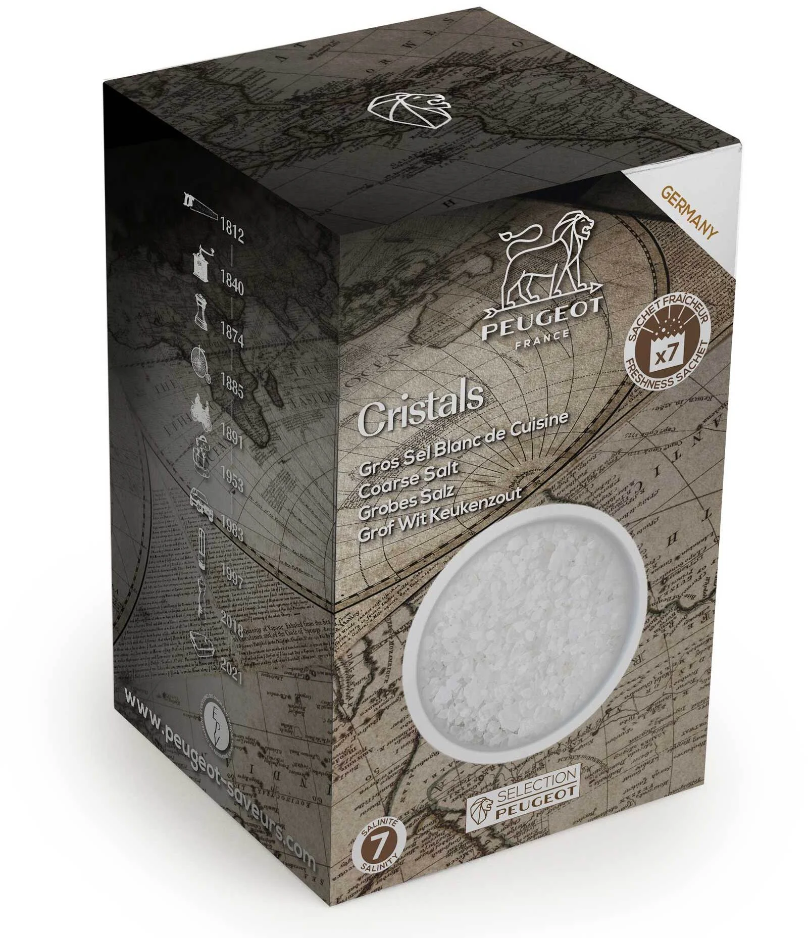 WHITE SALT Sól biała Niemcy 350 g / PEUGEOT