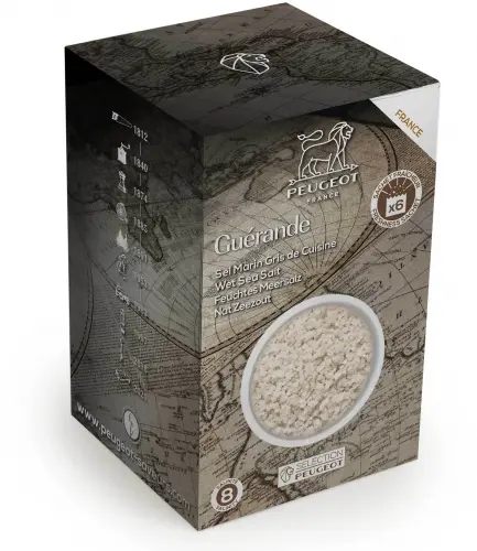WET SEA SALT Mokra sól morska Francja 300 g / PEUGEOT
