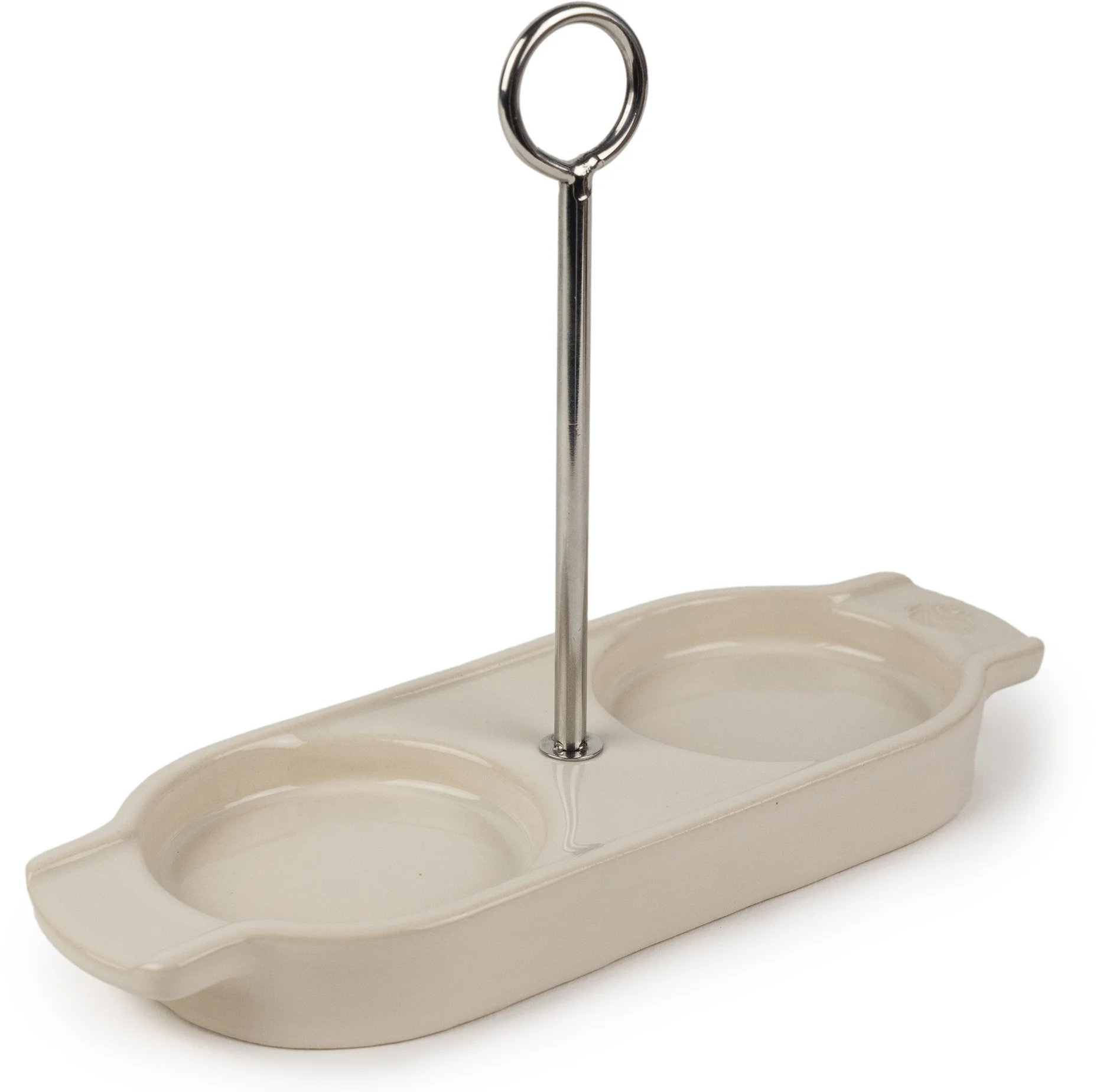 LINEA Podstawka do młynków ceramiczna, ecru / PEUGEOT