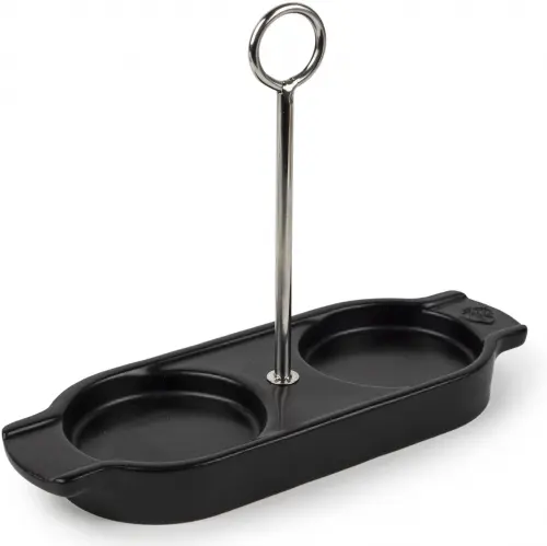 LINEA Podstawka do młynków ceramiczna, satin black / PEUGEOT