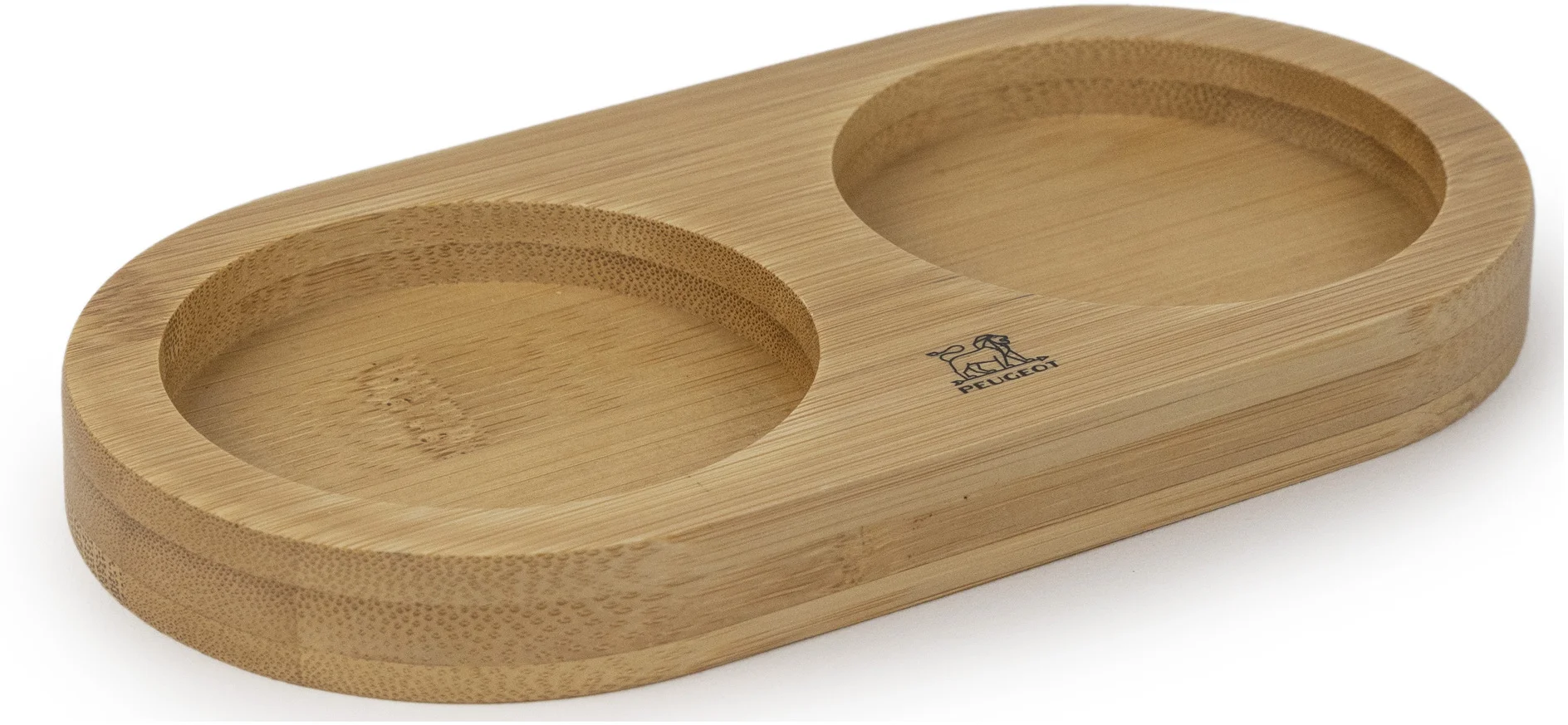 LINEA Podstawka do młynków  bambusowa, natural / PEUGEOT