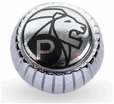 Nakrętka błyszczący chrom do młynków - pieprz (P) - PEUGEOT