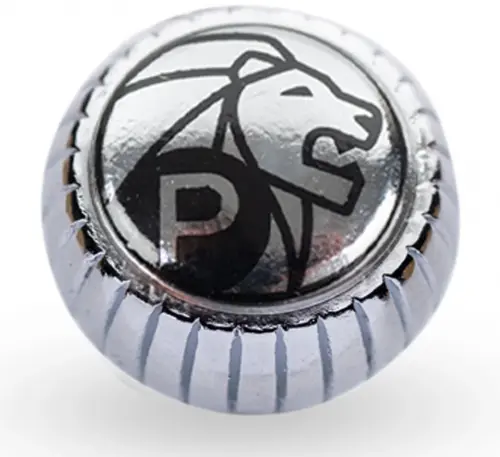 Nakrętka błyszczący chrom do młynków - pieprz (P) - PEUGEOT