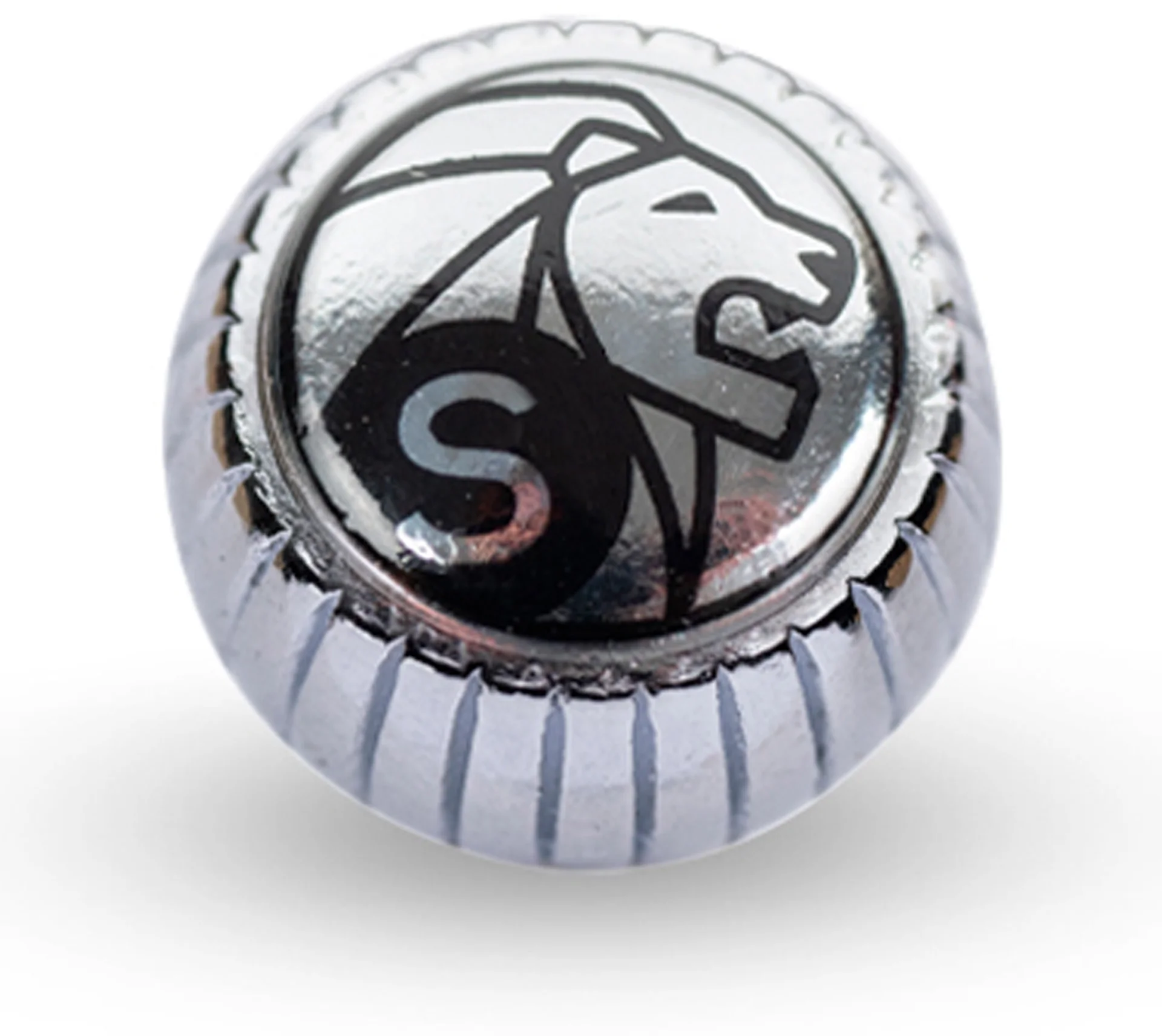 Nakrętka błyszczący chrom do młynków - sól (S) - PEUGEOT