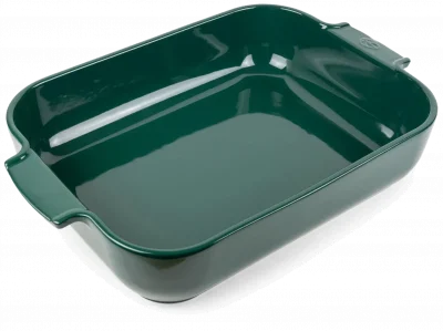 APPOLIA Naczynie prostokątne 40 cm zielone / PEUGEOT