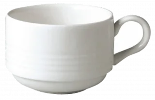RONDO Filiżanka niska sztaplowana 180 ml / RAK PORCELAIN
