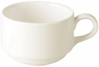 BANQUET Filiżanka niska sztaplowana 230 ml / RAK PORCELAIN