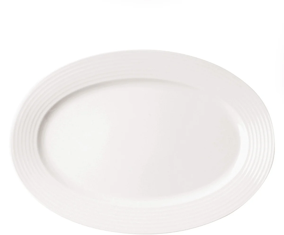 RONDO Półmisek owalny 38 x 26 cm / RAK PORCELAIN
