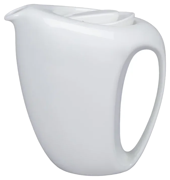 CLOUD Dzbanek do kawy z pokrywką 650 ml biały / RAK PORCELAIN