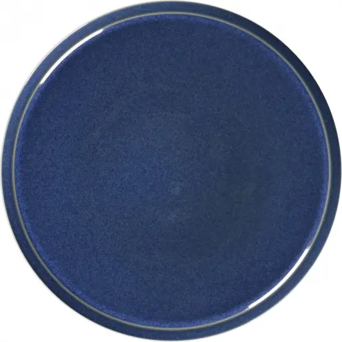 EASE RAKSTONE Talerz płaski 24 cm kobaltowy / RAK PORCELAIN