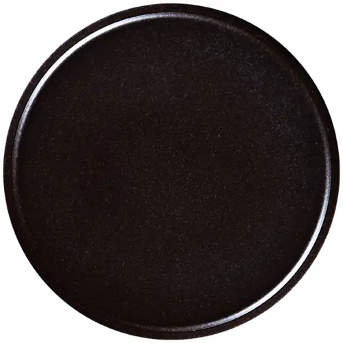 EASE RAKSTONE Talerz płaski 24 cm czarny / RAK PORCELAIN