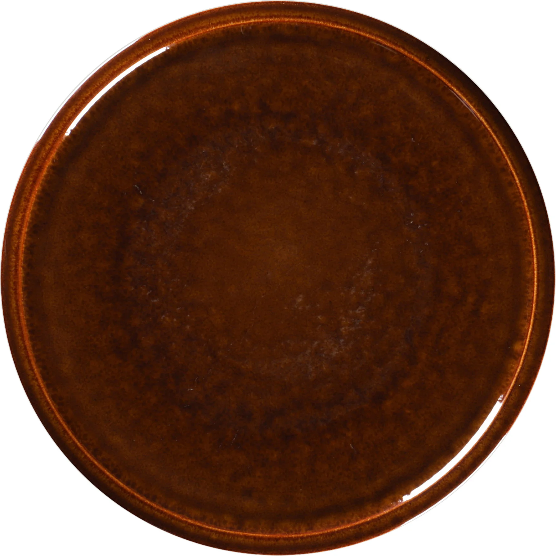 EASE RAKSTONE Talerz płaski 28 cm bursztynowy / RAK PORCELAIN