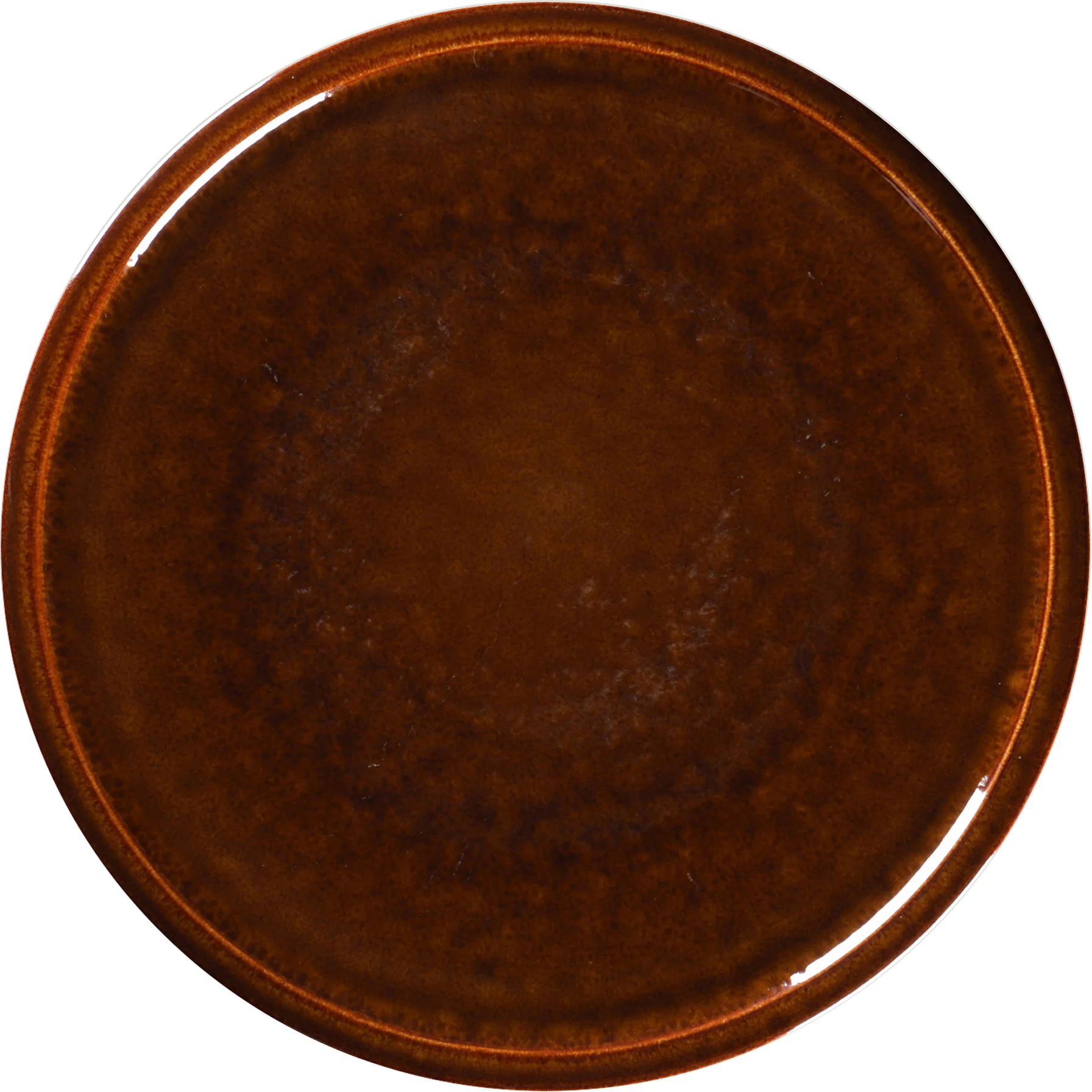 EASE RAKSTONE Talerz płaski 32 cm bursztynowy / RAK PORCELAIN