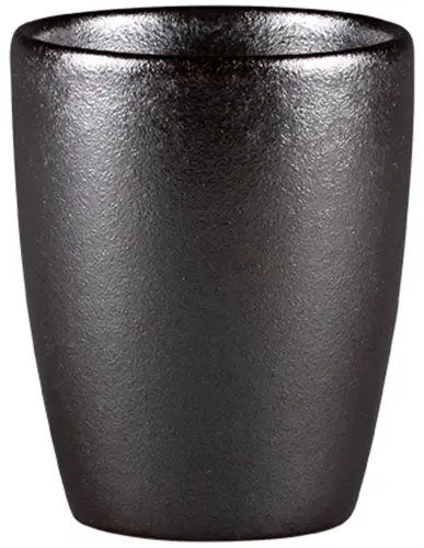 EASE RAKSTONE Kubek bez uchwytu 230 ml czarny / RAK PORCELAIN