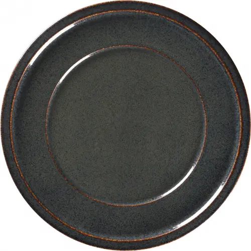 EASE RAKSTONE Talerz płaski 24 cm wulkaniczny / RAK PORCELAIN