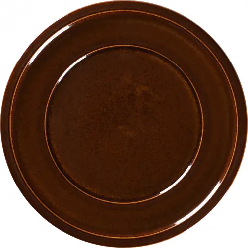 EASE RAKSTONE Talerz płaski 24 cm bursztynowy / RAK PORCELAIN