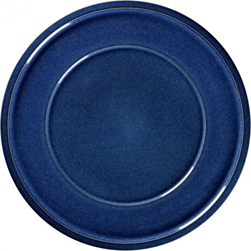 EASE RAKSTONE Talerz płaski 28 cm kobaltowy / RAK PORCELAIN