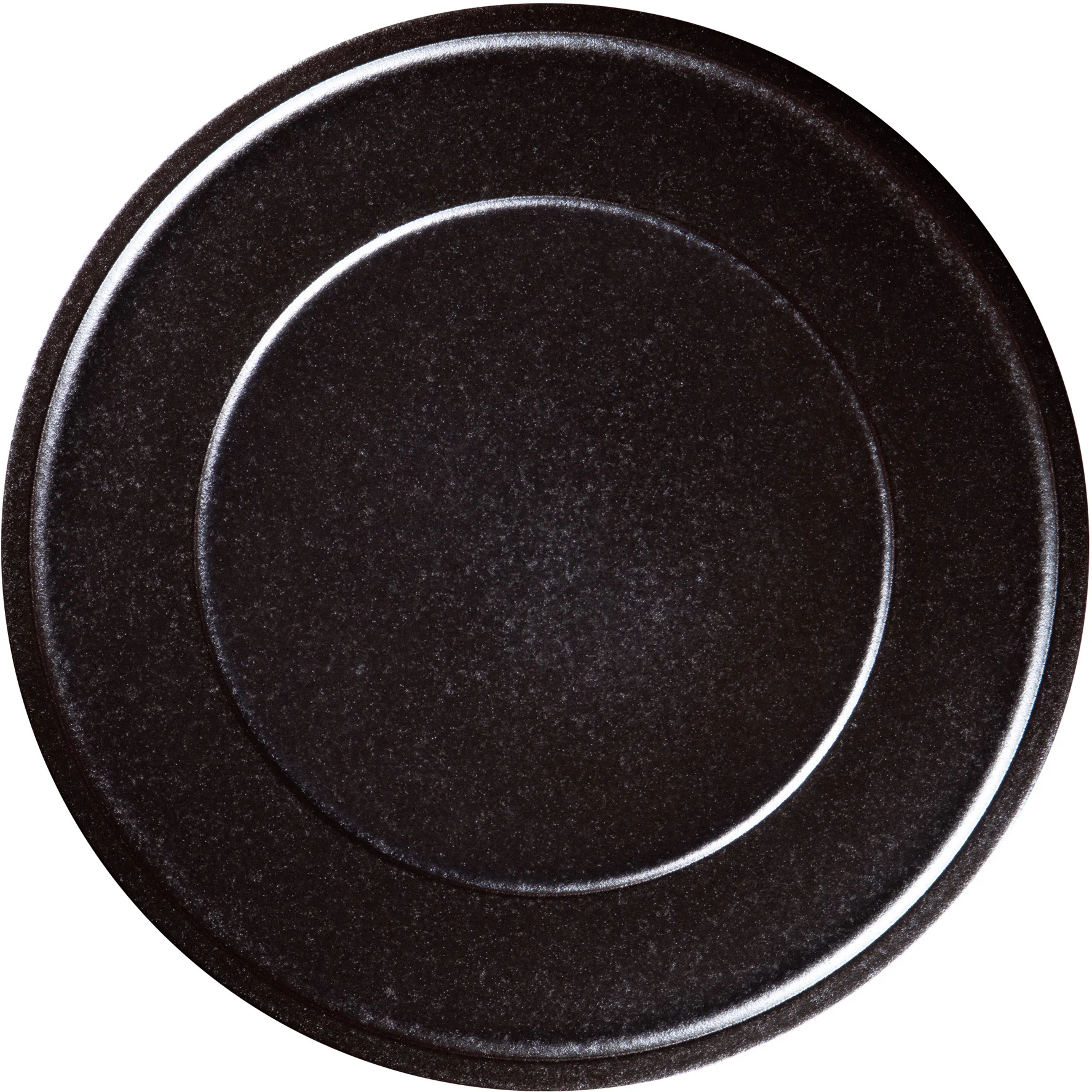 EASE RAKSTONE Talerz płaski 28 cm czarny / RAK PORCELAIN