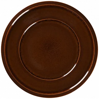 EASE RAKSTONE Talerz płaski 28 cm bursztynowy / RAK PORCELAIN