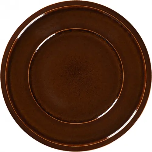 EASE RAKSTONE Talerz płaski 28 cm bursztynowy / RAK PORCELAIN