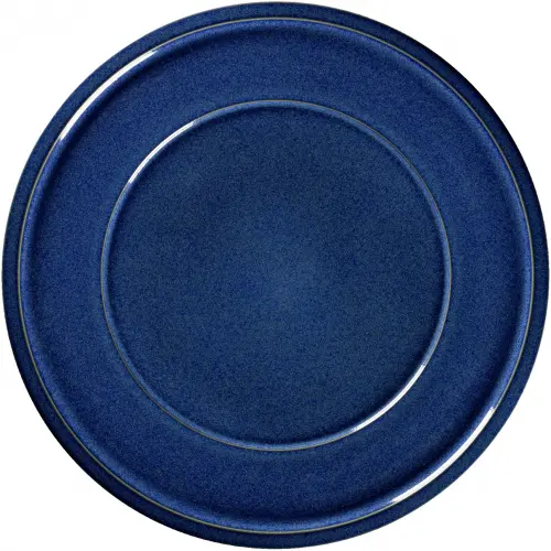 EASE RAKSTONE Talerz płaski 32 cm kobaltowy / RAK PORCELAIN