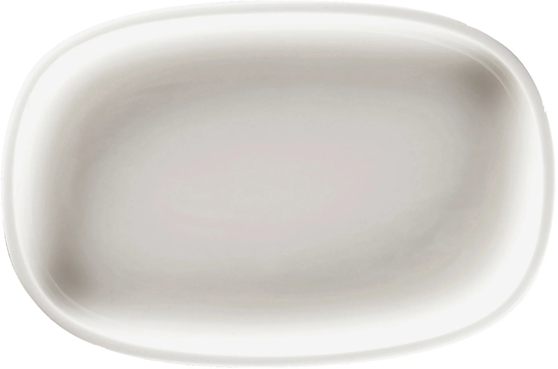 EASE RAKSTONE Półmisek 23x15 cm biały / RAK PORCELAIN