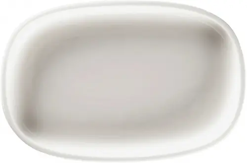 EASE RAKSTONE Półmisek 23x15 cm biały / RAK PORCELAIN