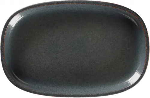 EASE RAKSTONE Półmisek 23x15 cm wulkaniczny / RAK PORCELAIN