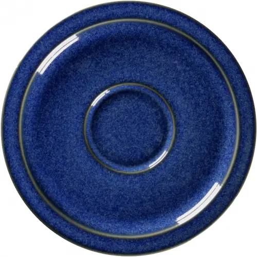 EASE RAKSTONE Spodek do espresso 13 cm kobaltowy / RAK PORCELAIN