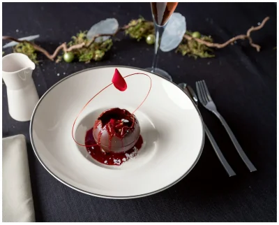 PLATINUM Talerz głęboki gourmet 29 cm ivory / RAK PORCELAIN