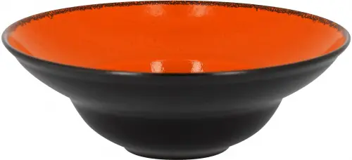 FIRE Talerz głęboki, okrągły 26 cm pomarańczowy / RAK PORCELAIN