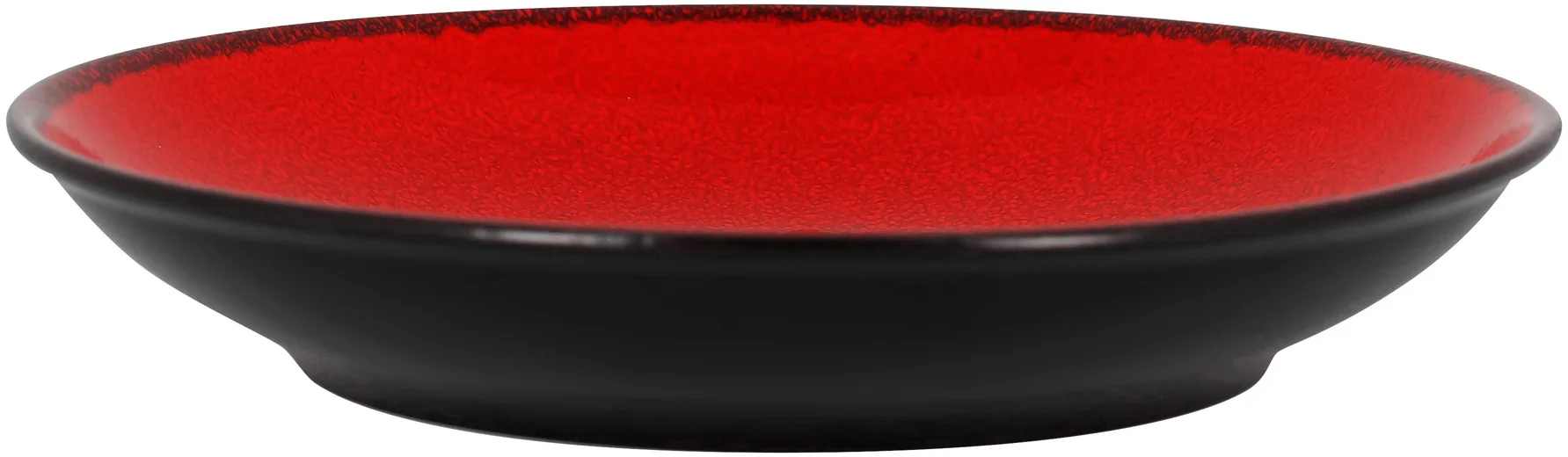 FIRE Talerz głęboki, okrągły 28 cm czerwony / RAK PORCELAIN