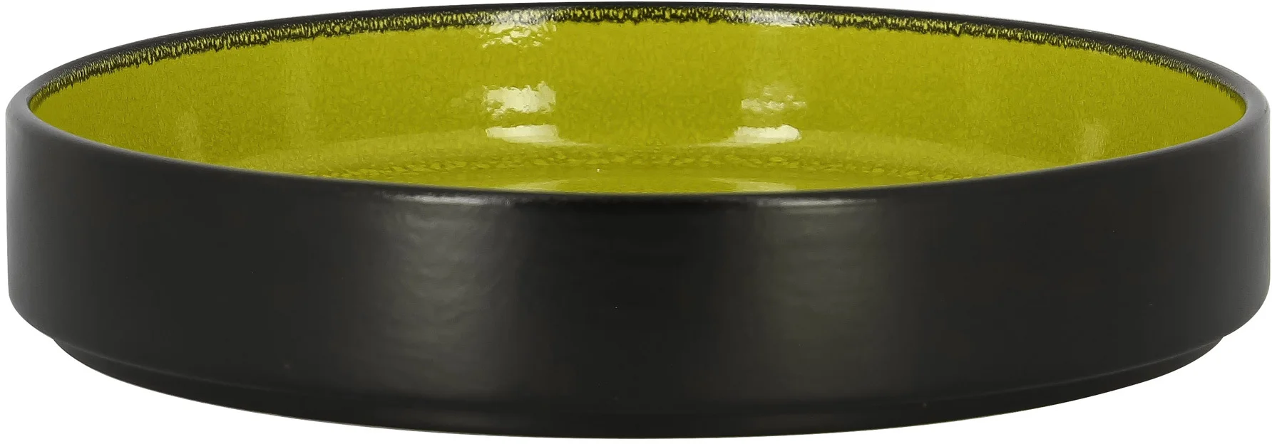 FIRE Talerz głęboki, okrągły 23 cm zielony / RAK PORCELAIN