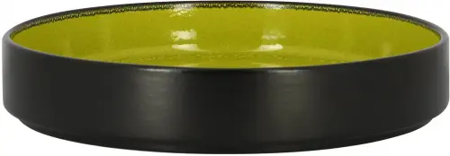 FIRE Talerz głęboki, okrągły 23 cm zielony / RAK PORCELAIN