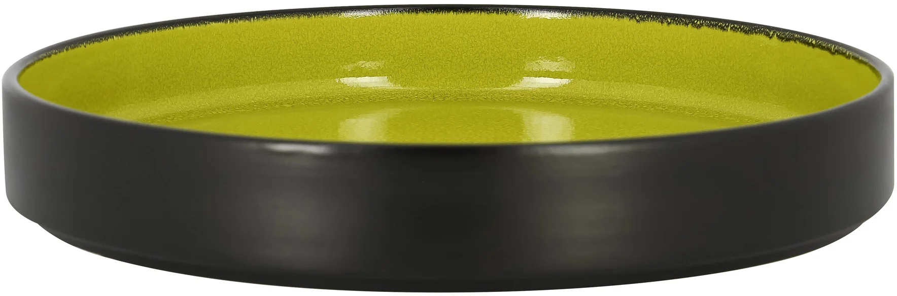 FIRE Talerz głęboki, okrągły 27 cm zielony / RAK PORCELAIN