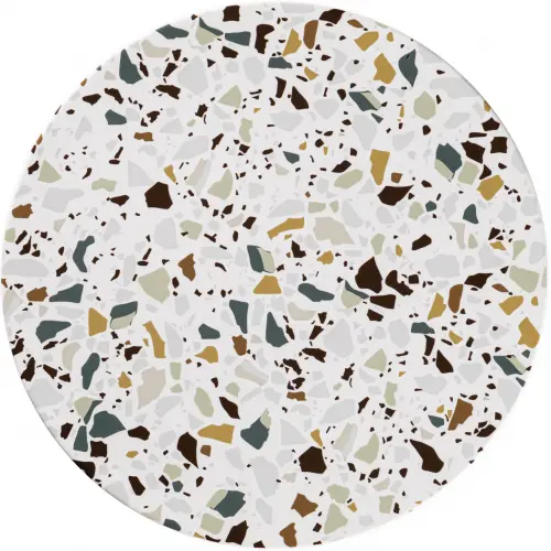 KERRAZZO Talerz płaski okrągły 21 cm / RAK PORCELAIN