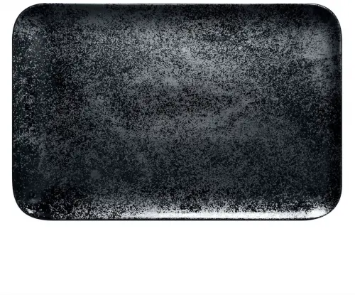 KARBON Talerz prostokątny 38 x 21 cm / RAK PORCELAIN