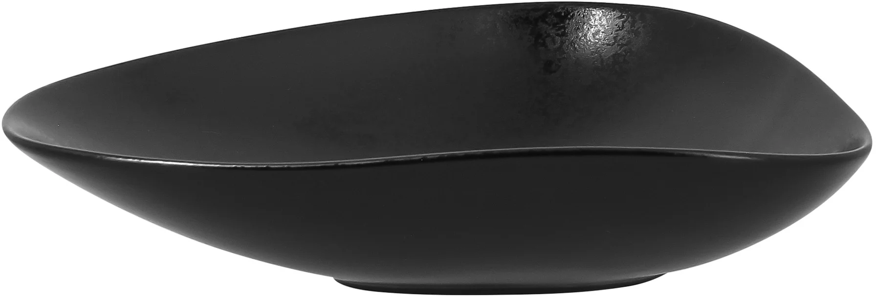 SUGGESTIONS Talerz głęboki 19 x 15 cm, czarny Shaped / RAK PORCELAIN