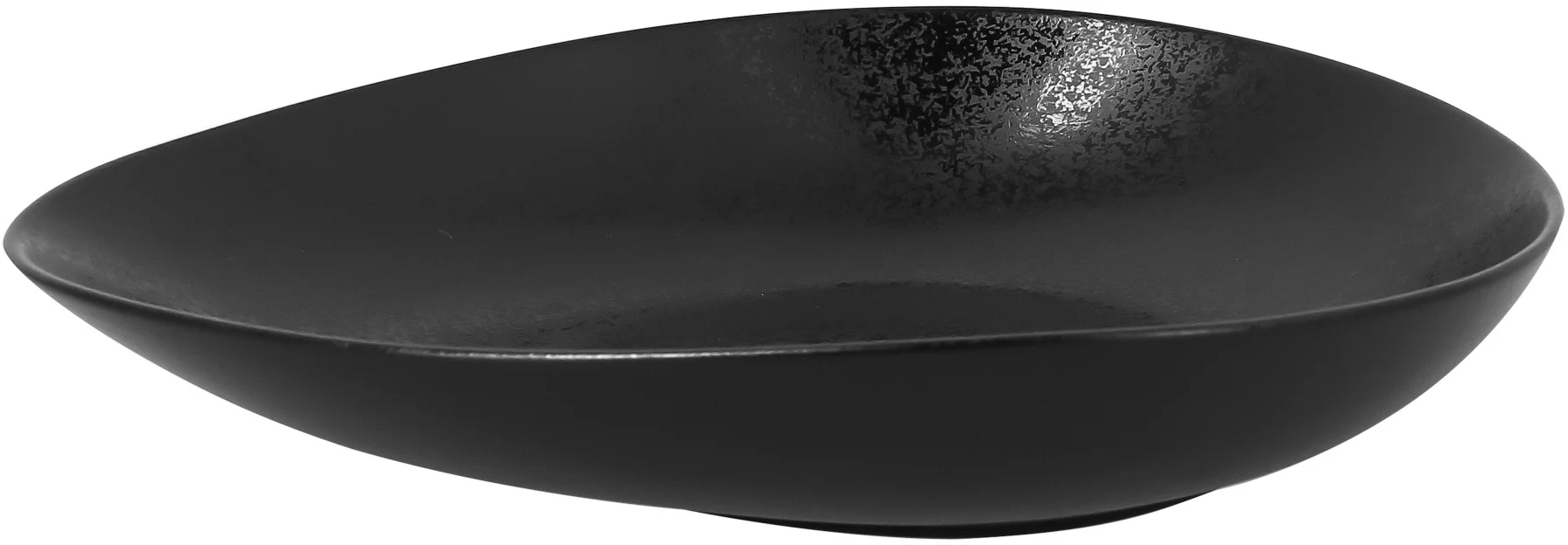 SUGGESTIONS Talerz głęboki 28 x 23,5 cm, czarny Shaped / RAK PORCELAIN
