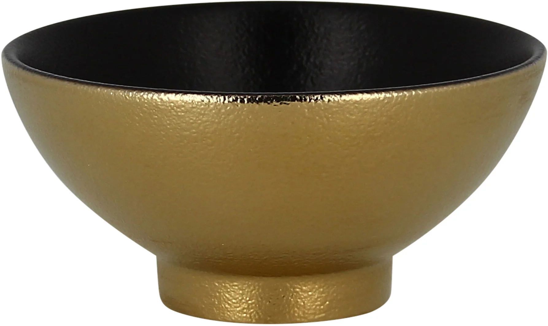 METALFUSION Misa 12 cm, 280 ml, złota / RAK PORCELAIN