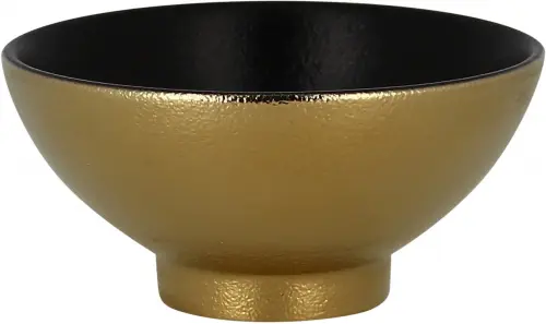 METALFUSION Misa 12 cm, 280 ml, złota / RAK PORCELAIN